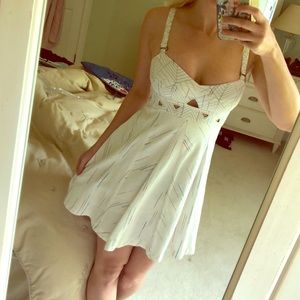 Free People Lined Corset Top Dress